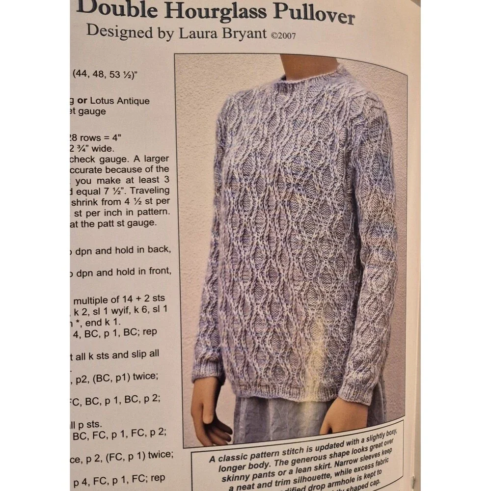 Prism Yarn Fall Fantastic 2007 Book 42 Knitting Pattern Instructions